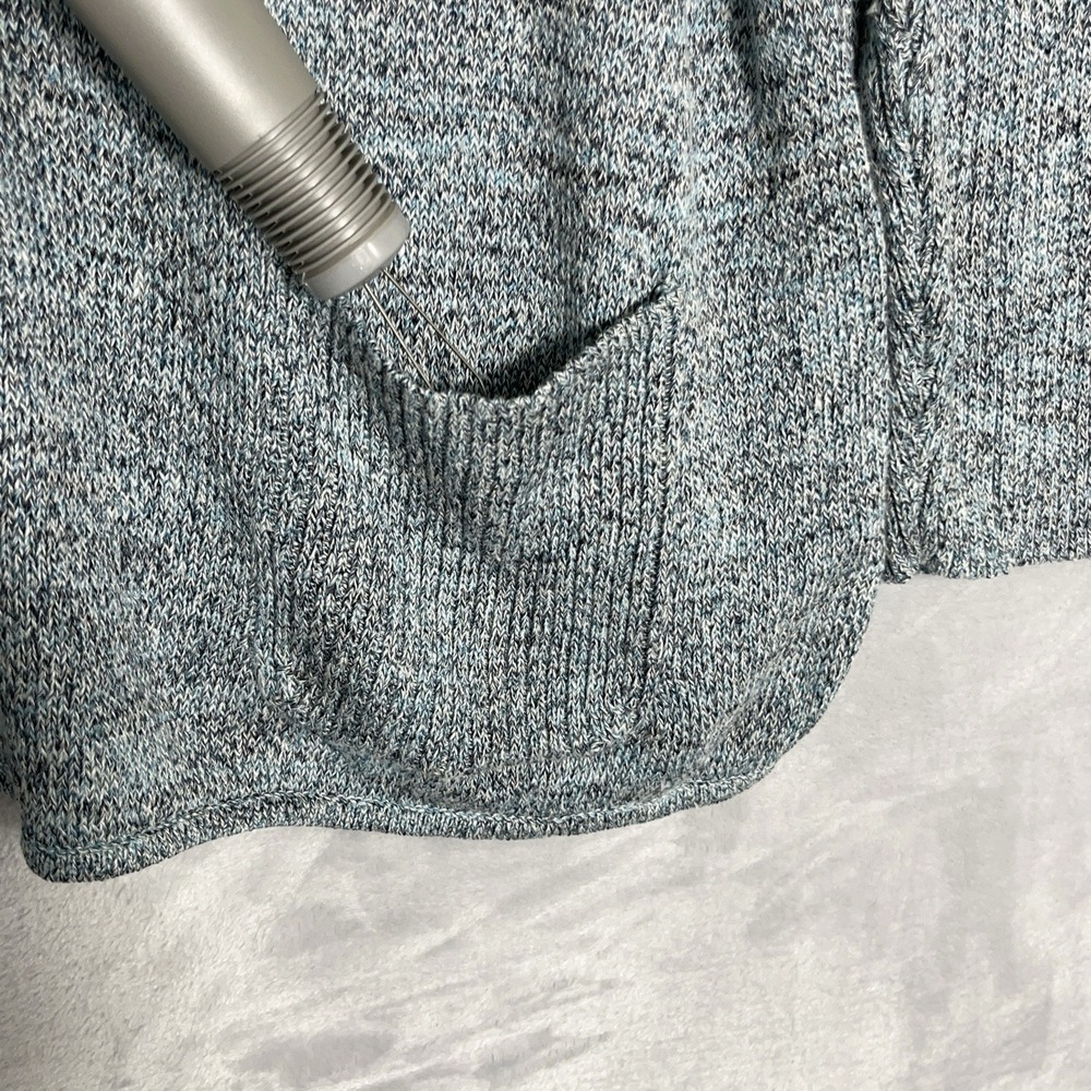 Pure J Jill Pullover Linen Blend‎ Sweater Tunic Langenlook Womens XL Aqua Green - Picture 3 of 10